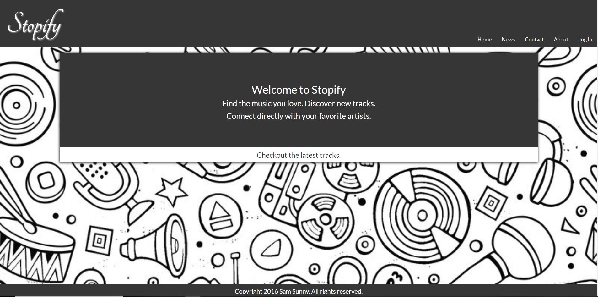 Stopify Landing Page